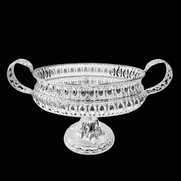 Oval Meltem Gondol Şekerlik Silver